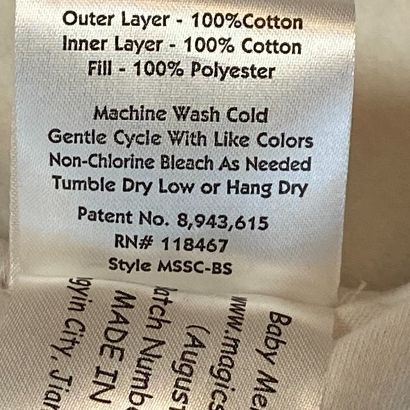 Merlin's Magic Sleep Suit Baby Sleeper Size Small 3-6 Months Blue - Picture 5 of 9